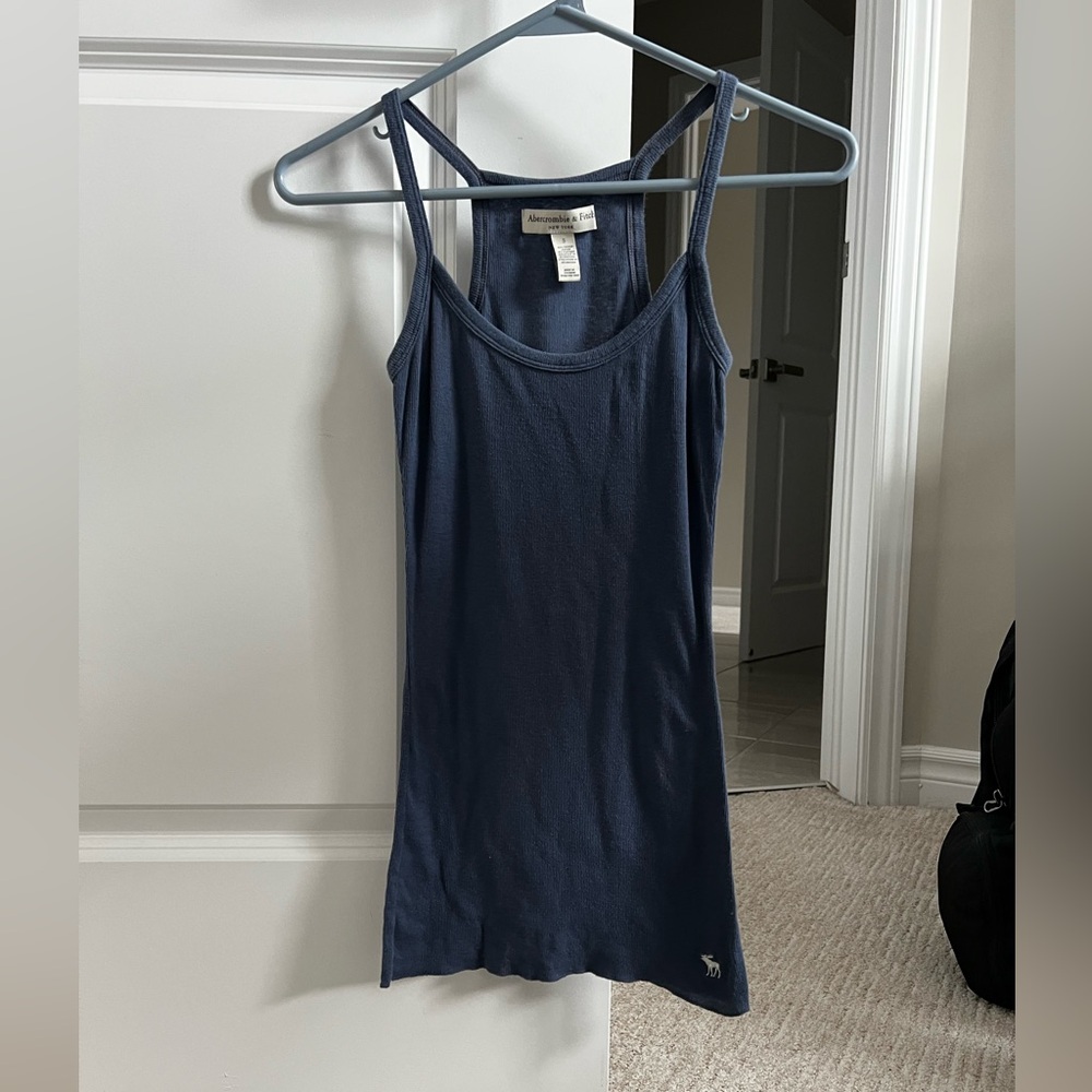 Blue Abercrombie and fitch tank top size S